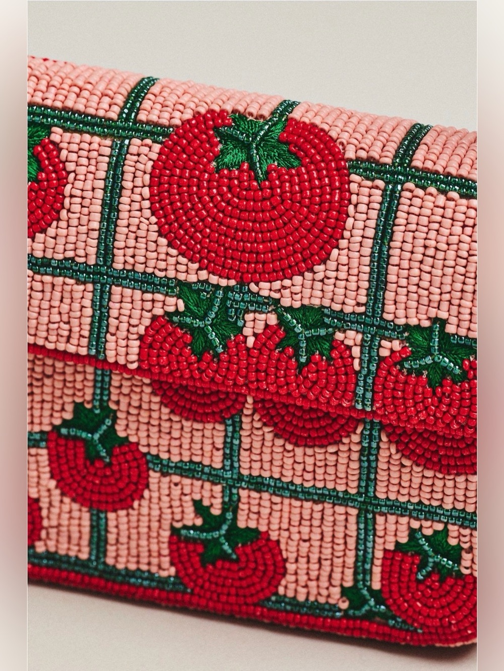 Anthropologie Fiona Beaded Bag: Food & Drink Edition NWT - Picture 3 of 6